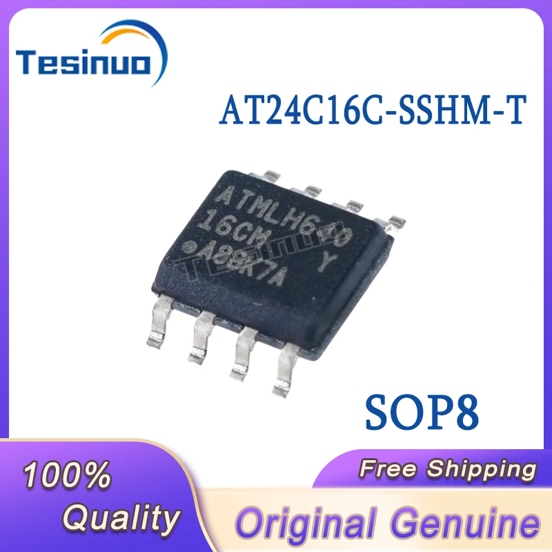 10/PCS New Original AT24C16C-SSHM-T SOP-8 EEPROM Chip 16Kbit 8-bit In Stock