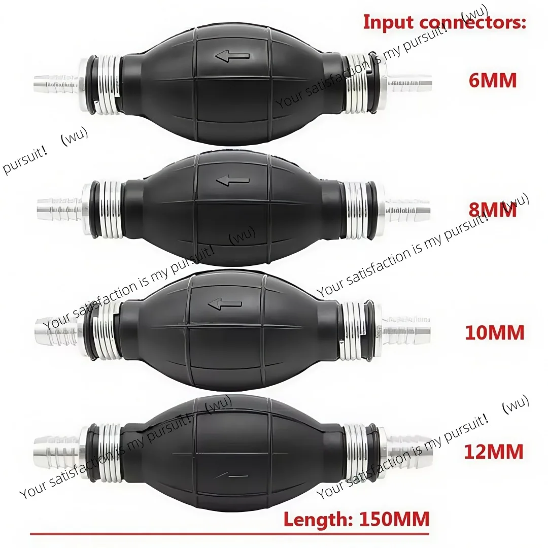 Manual fuel pump two-way check valve design 6/8/10/12 manual oil pump to prevent reverse flow