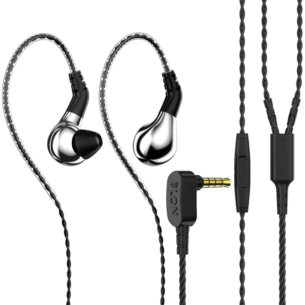 

BLON BL03 In-ear HIFI Earphones Monitor Wired Earphones 10mm Carbon Diaphragm Dynamic Driver Running with 2PIN Detachable Cable