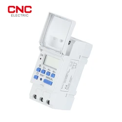 CNC TP8A16 AC 220V 16A/20A/30A Din Rail Electronic Weekly 7 Days Programmable Digital TIME SWITCH Relay Timer Control