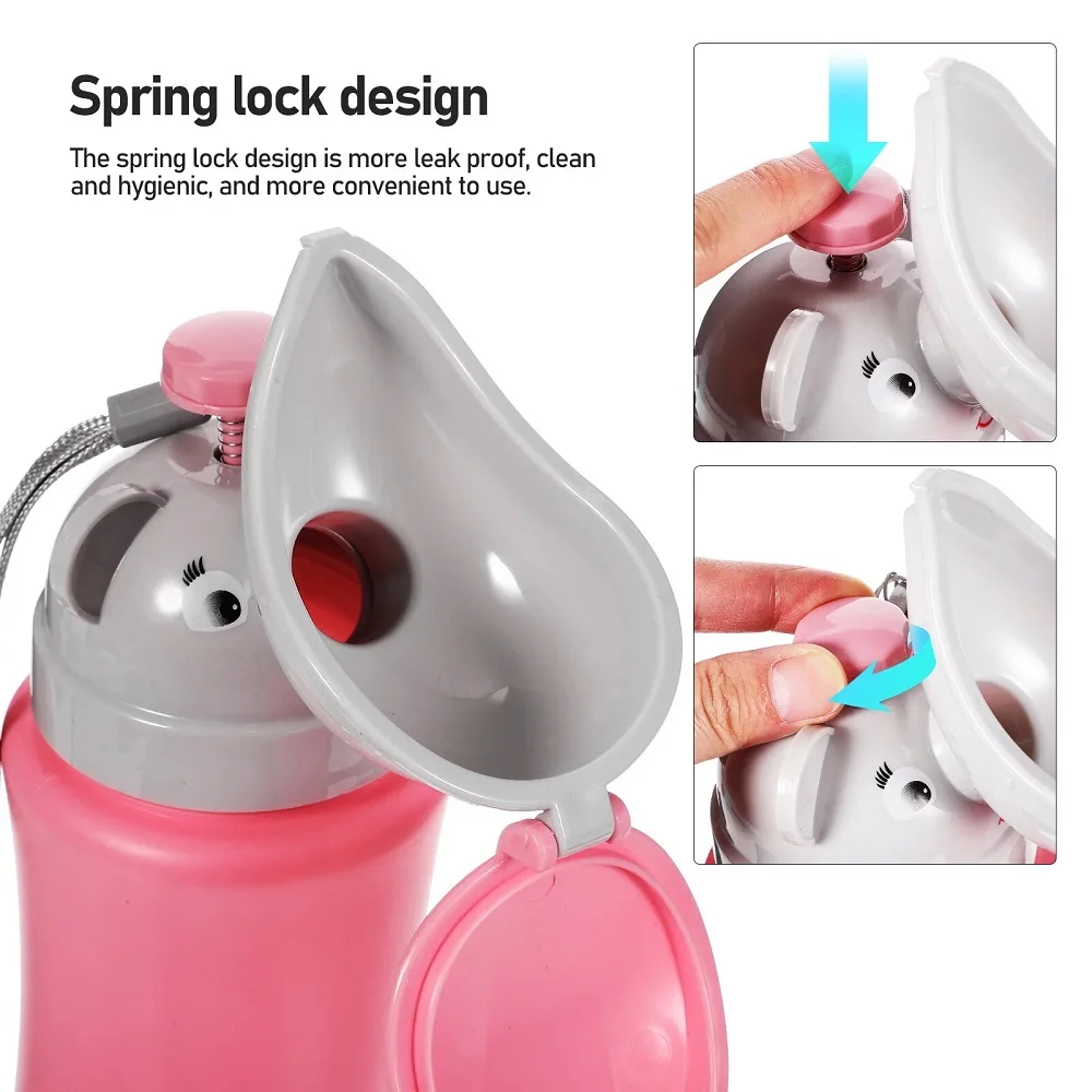 Portable Baby Child Potty Urinal Emergency Toilet for Camping Car Travel and Kid Potty Pee Training Hygienic for Boys Girls