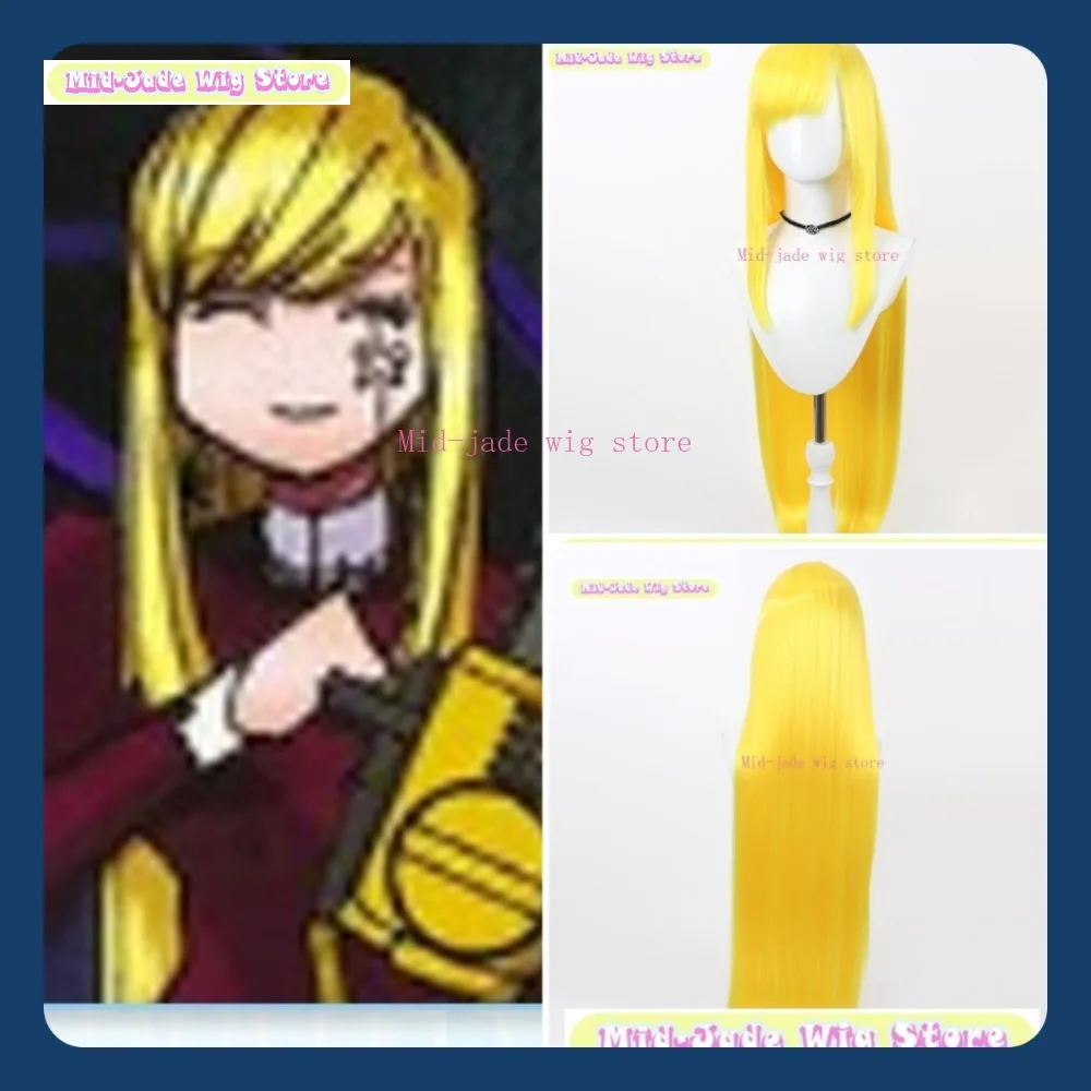 

Mid-jade Wig Store Mashle Margarette Macaron Cosplay Wig Anime Game Role-playing Halloween Party Performance Synthetic Hair