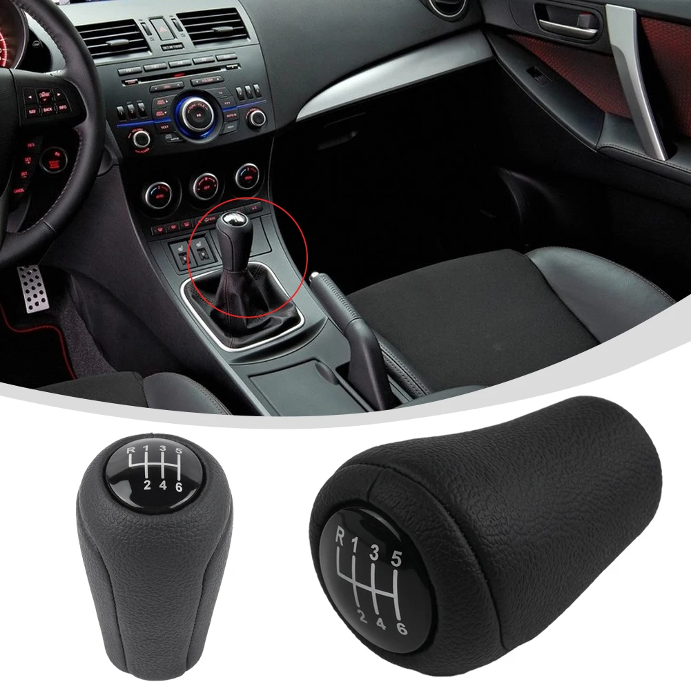 

6-speed Shift Knob Car Interior Parts Gear Head ABS Plastic Car Gear Shift Knob For MAZDA MX-5 For MAZDA MX-5 High Quality