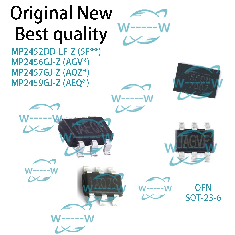 (5-30 PCS) MP2452DD-LF-Z 5F MP2456GJ-Z AGV MP2457GJ-Z AQZ MP2459GJ-Z AEQ MP2452DD MP2456GJ MP2457GJ MP2459GJ MP2452 MP2456 IC