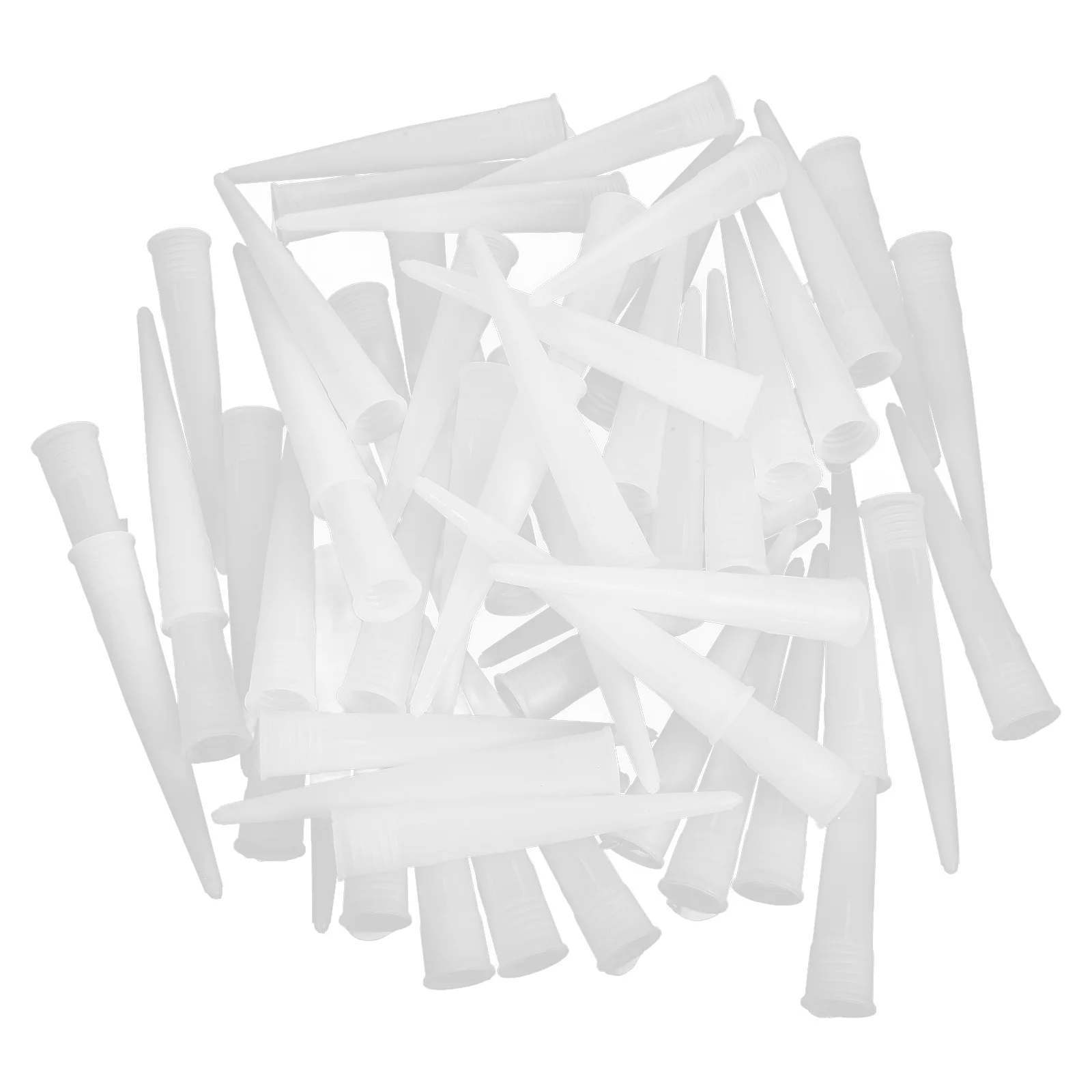 

60pcs Glass Glue Head Caulk Nozzle Tool Kit Finishing Tips Bottle Extension Professional DIY Repair Home Practical Efficient