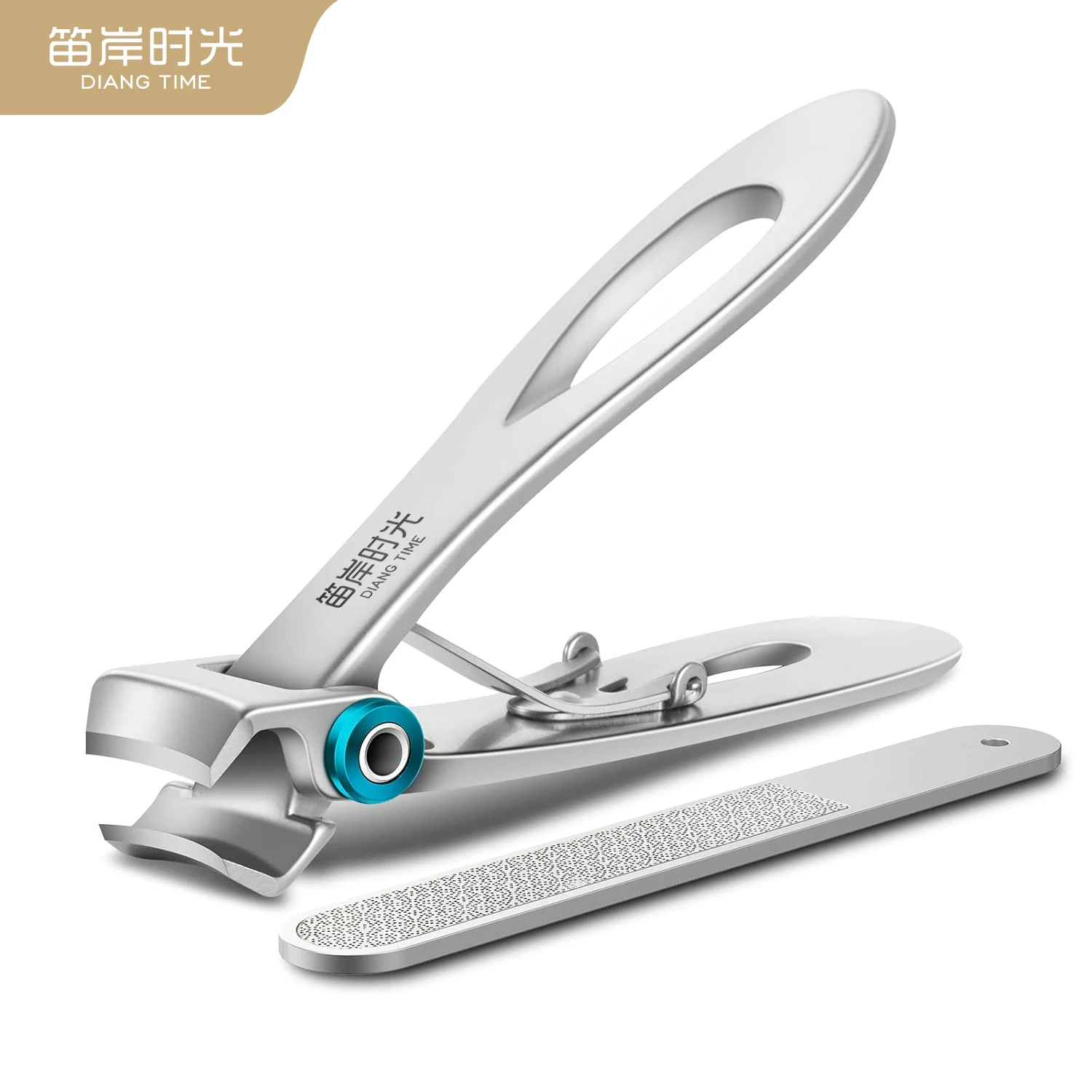 

Premium Stainless Steel Nail Clippers with Extra-Wide Jaw and Spring Effortless Cutting for Stubborn Thick Nails for Elderly