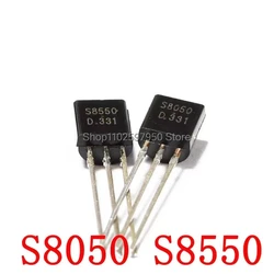 Transistor de triodo, nuevo, S8050, S8550, SS8050, SS8550 TO-92, 8050, 50 unidades