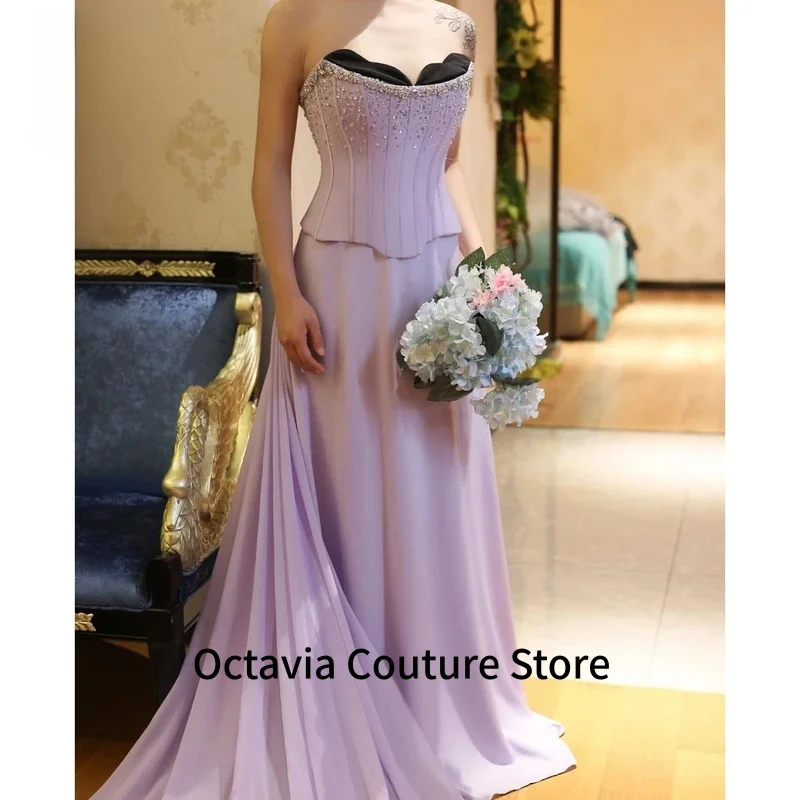 

Роскошные платья для выпускного вечера 2025, женские вечерние обтягивающие эластичные атласные элегантные платья на заказ, свадебное платье с открытыми плечами