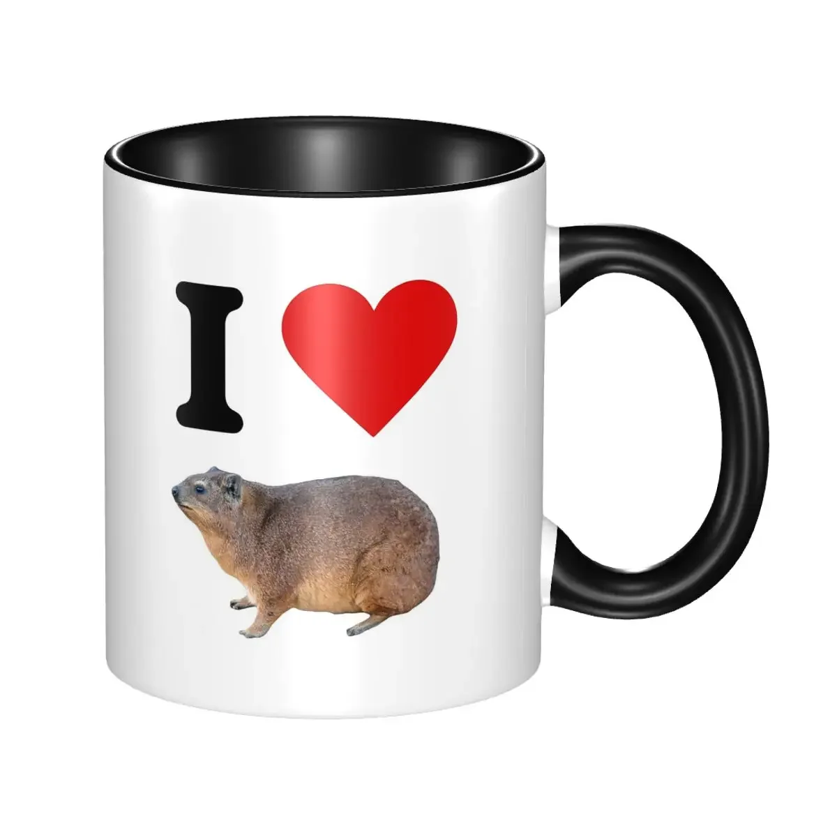 

Забавная керамическая кружка «Я люблю рок-музыку» (Hyrax), для кофе, чая, молока, напитков. Подарки для женщин и мужчин.