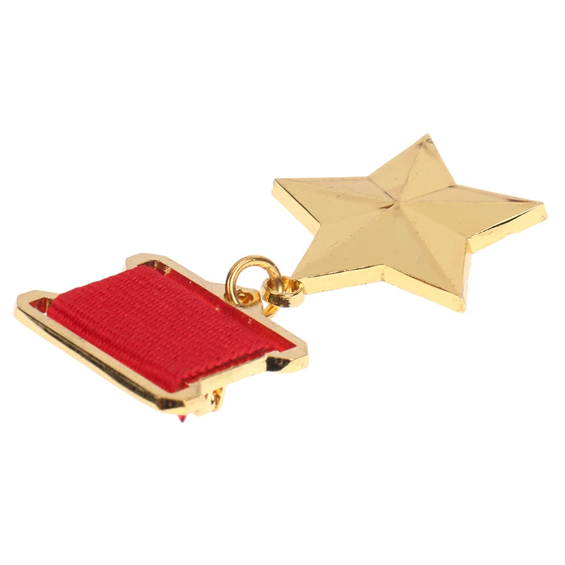 1 قطعة سبيكة روسيا الاتحاد السوفياتي شارة التلبيب دبابيس شارة معدنية ميدالية تذكارية جمع CCCP العمل نجمة العمل #5