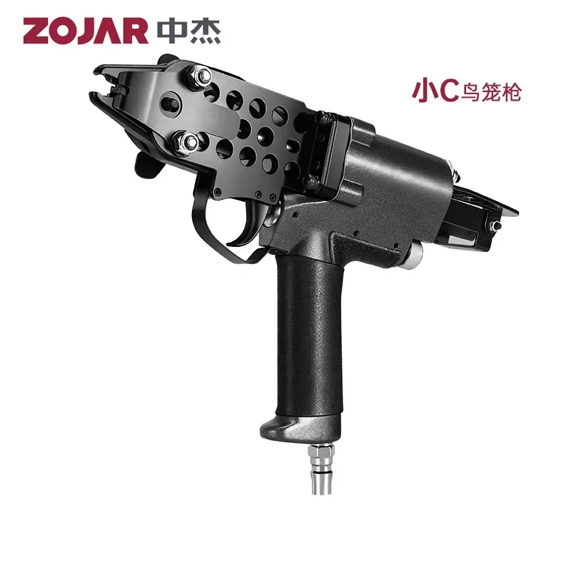 Pneumatic C-Type Nail Gun, Cage Tying Gun, Bird Cage, Pigeon Cage, Chicken Cage Gun, Cage Shooting Gun, Rockery Net Gun, C-Type Gun