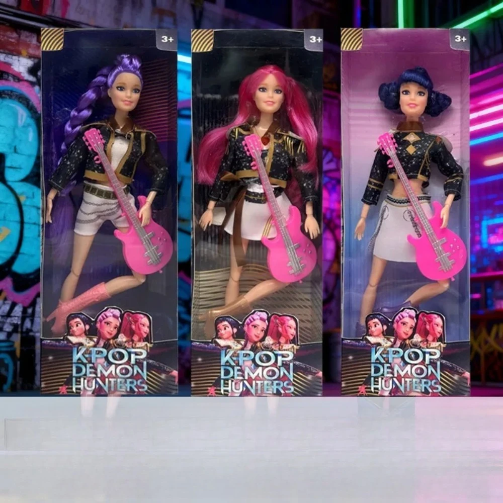 

NEW Action Figure Rumi Mira Zoey Characters Vinyl Toy Demon Hunters Kpop style Dolls Ornaments decorations Kids Christmas Gifts