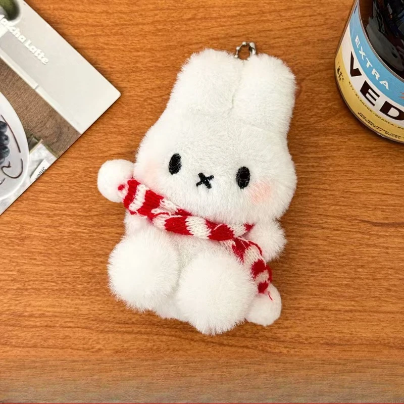 New Miffy Doll Keychain High Color Value Anime Cartoon Doll Model Creative Girl's Heart Cute Car Schoolbag Exquisite Pendant - view 3