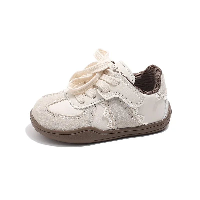 

Fashion Girl Shoes Spring New Kids Shoes Soft Sole Boy Shoe Anti Slip Girls Sports Shoes Simple Child Casual Shoe Designer Shoe