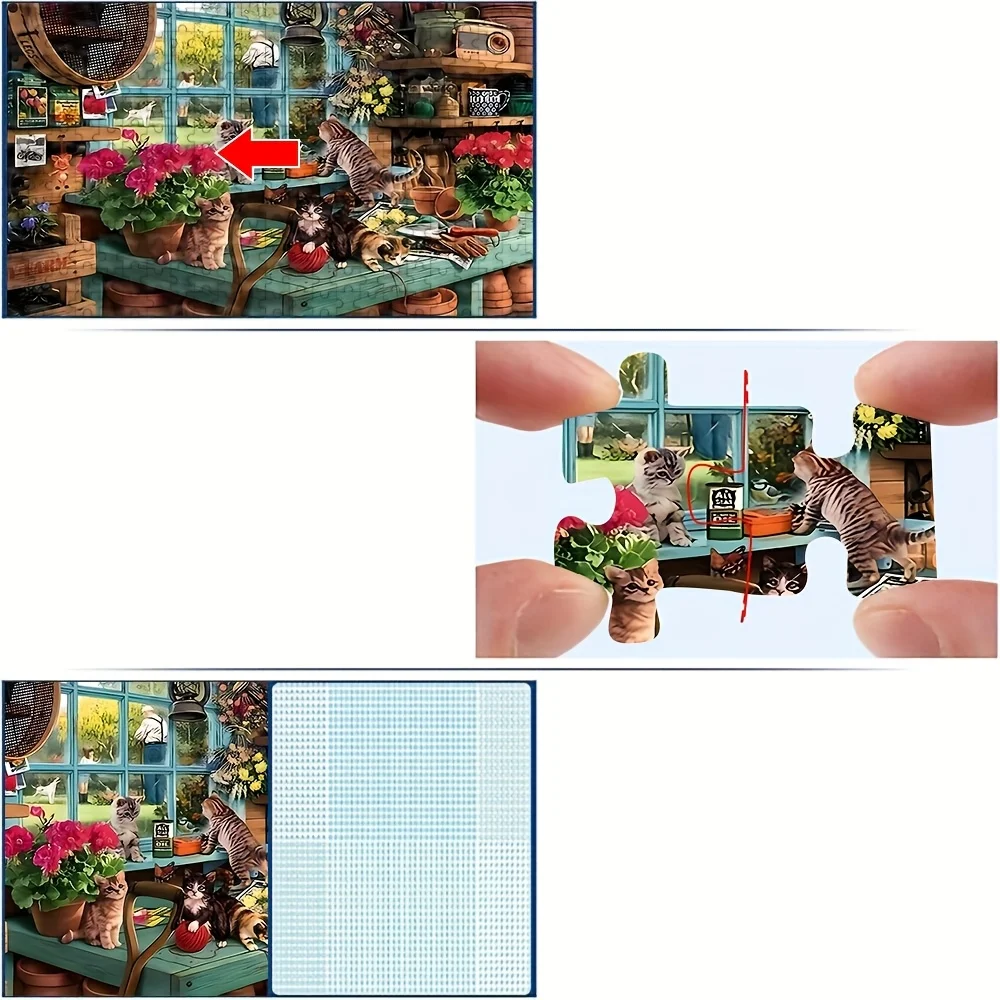 500/1000 stuks volwassen puzzel, hoogwaardig ontspannend familiespel, perfect voor verjaardagen, Kerstmis, Halloween en geschenken, beste keuze