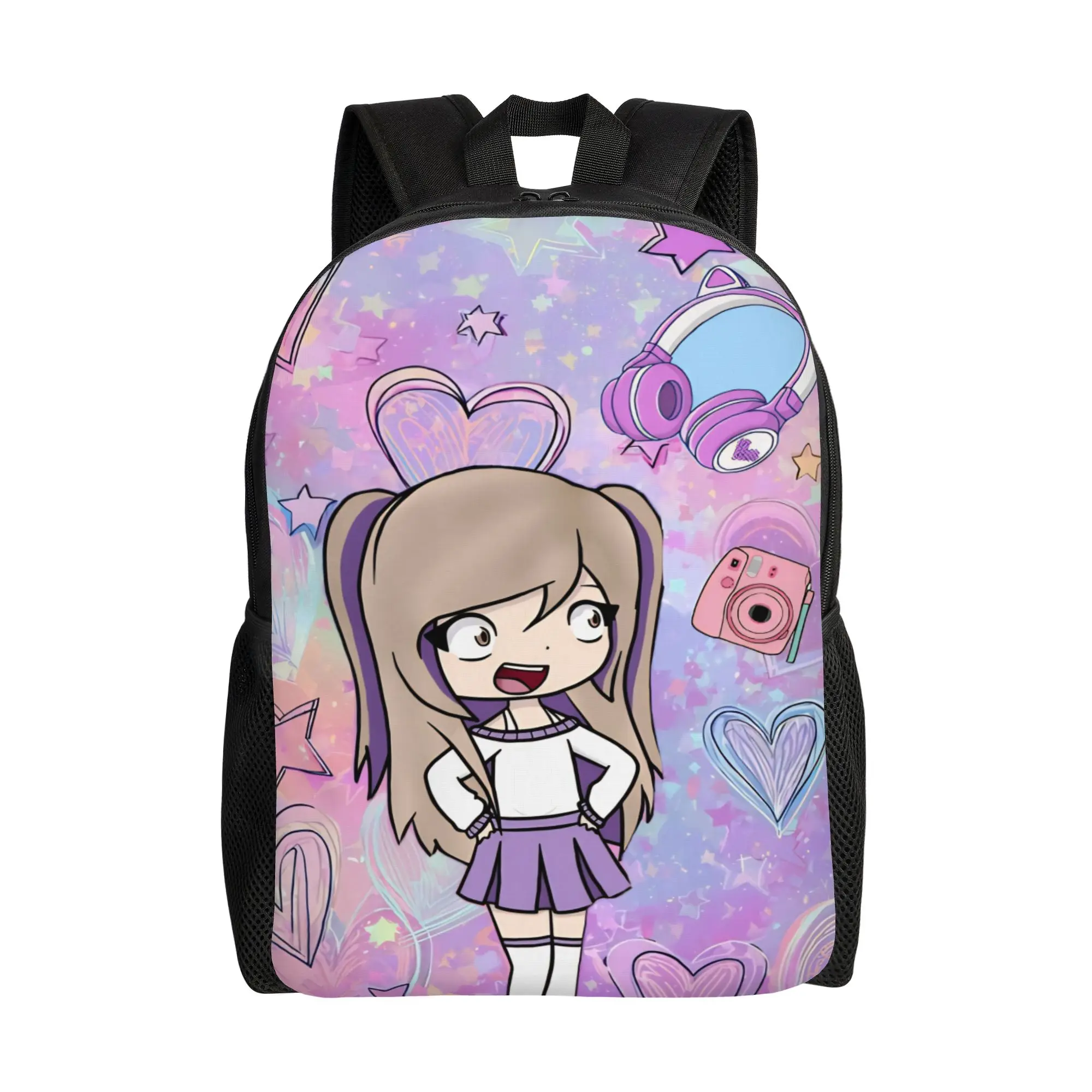 Dense Real Mix Collage Lyna Vallejos  Little Backpack for Boys Girls Toddler Kawaii Backpacks School Bags