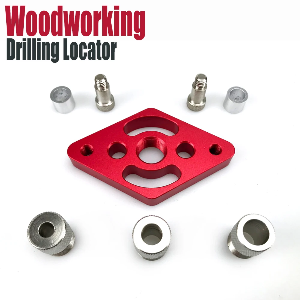 3 in1 미니 Dowel Jig 6 8 10mm 강도 알루미늄 합금 드릴 가이드 목공 용 셀프 센터링 수직 구멍 펀처 로케이터