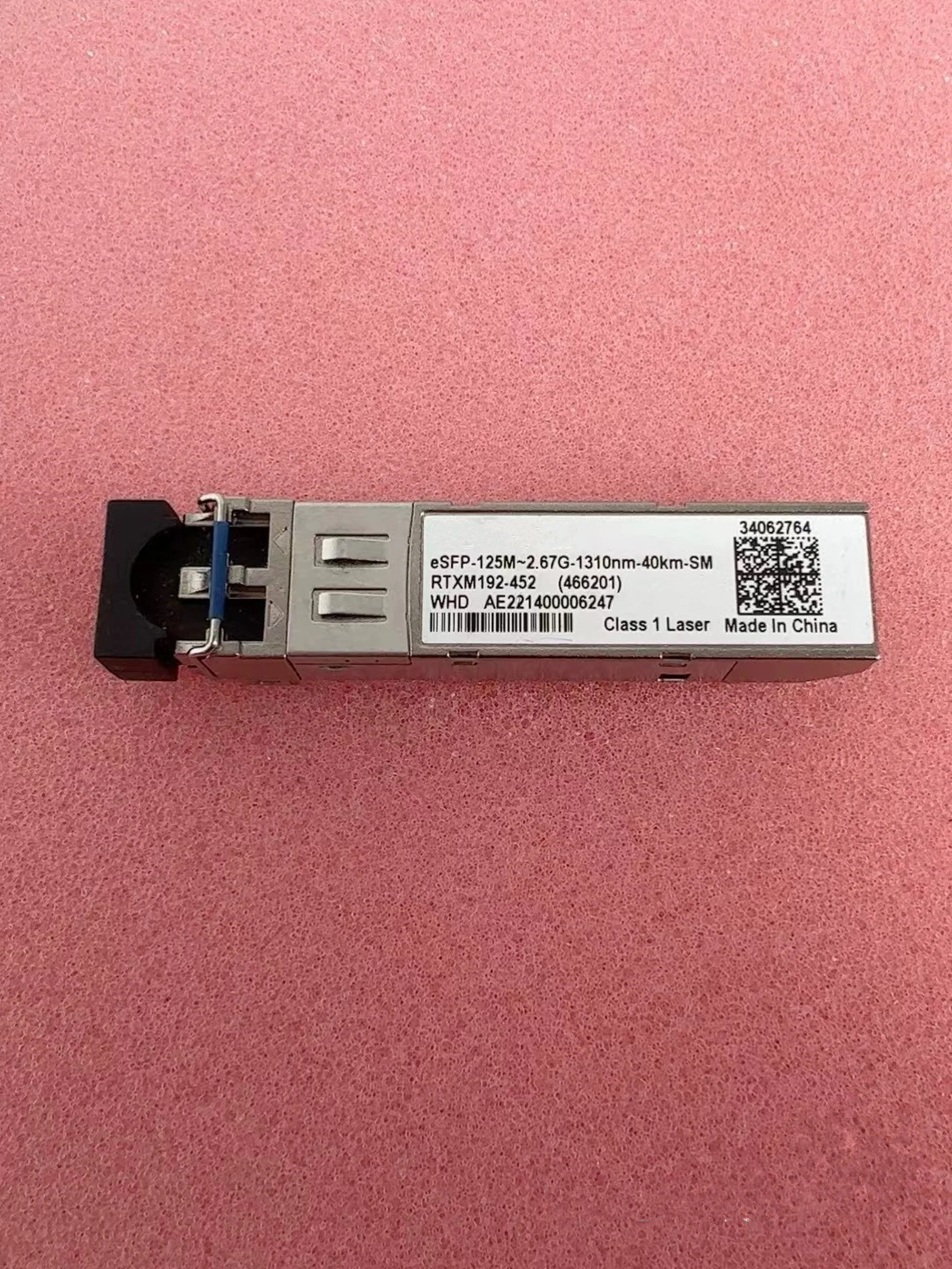 

ESFP-125M-2.67G-1310NM-40KM-SM Tunable Optical Switch HUA-WEI 34062764 RTXM192-452 466201 2.67G ESFP 40KM Fiber Channel