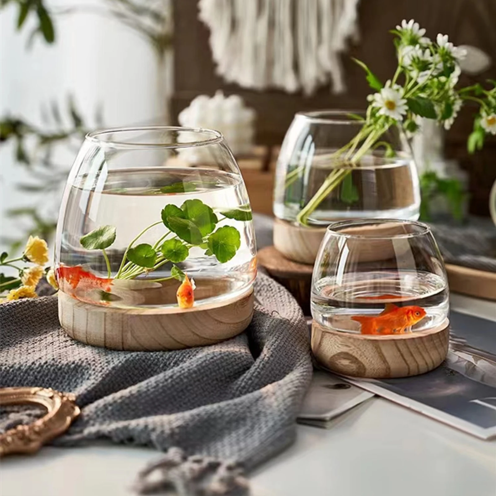 Mehrzweck-Glasvase als Tischdekoration, Schöne Vase für Hochzeitsempfänge und Heimdekoration