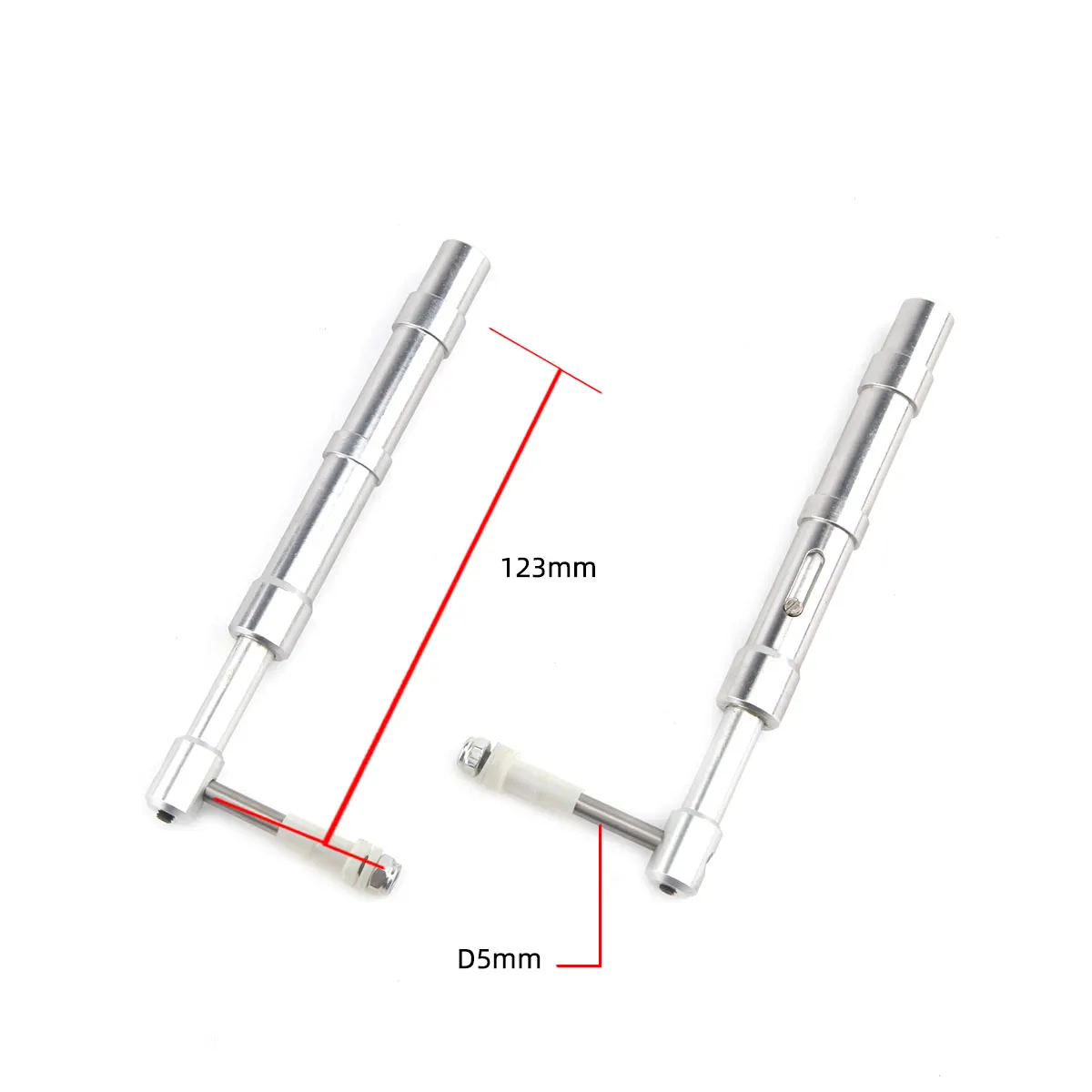 123mm Metal Shock Absorbing Landing Gear for RC Airplane Helicopter Drone CNC Aluminum Alloy Damping Strut3-5KG Load SZ002-10001