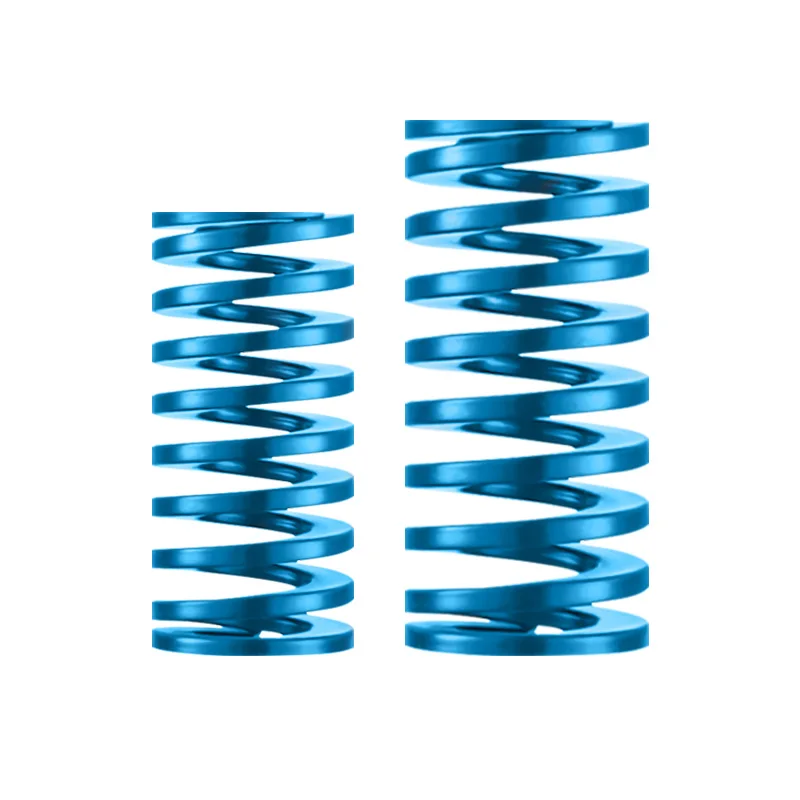 1pcs Sky Blue Mold Spring Outer Dia 10.5-43mm Alloy Steel Rectangular Helical Compression Heavy Duty Die Spring Length 15-175mm