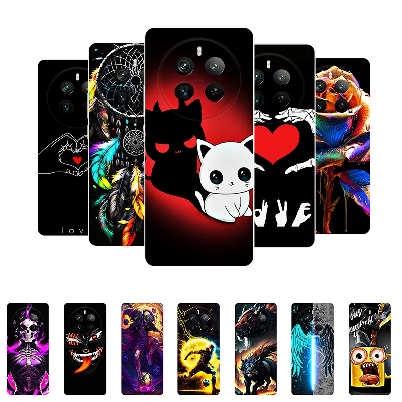 

For Realme 12 Pro Plus Case Realme12 Pro+ Funny Cute Silicone Soft Back Cases for Realme 12 Pro 12Pro Cover Realme12Pro Bumper