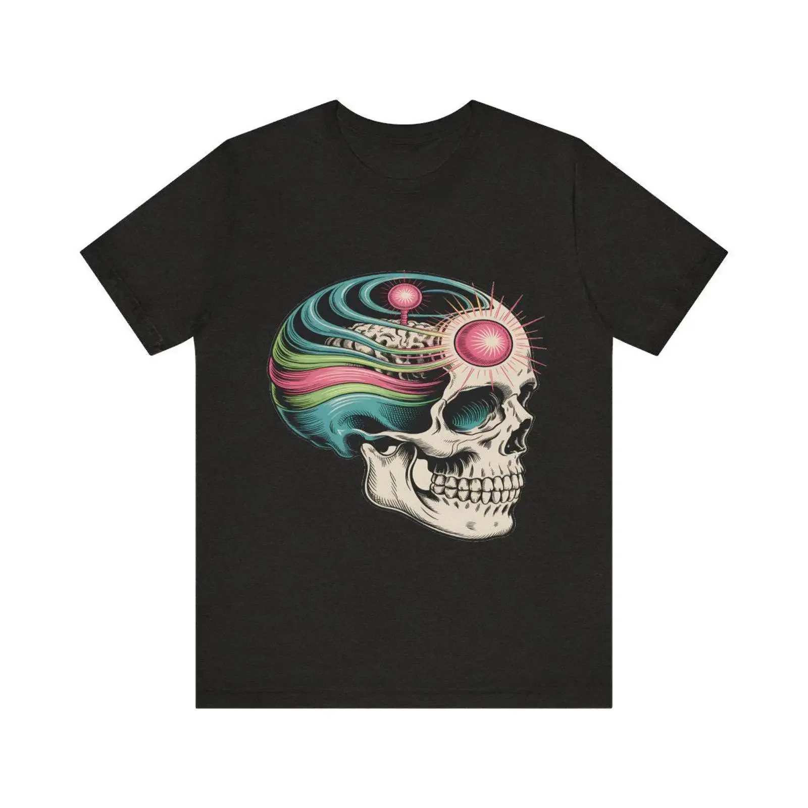 Third Eye Hand Sacred Geometry Palm All Seeing Awakening Spiritual T Shirt vintage Washed Top For Everyday Wear Comfortable
