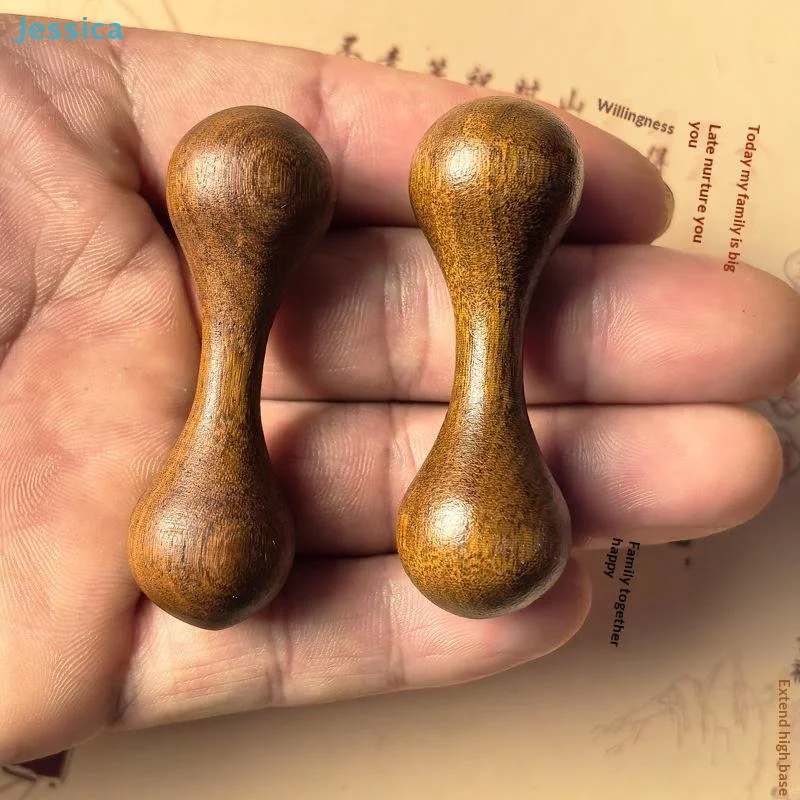 

Массажная палочка из массива дерева Jessica - портативная игрушка для массажа ладоней и снятия стресса