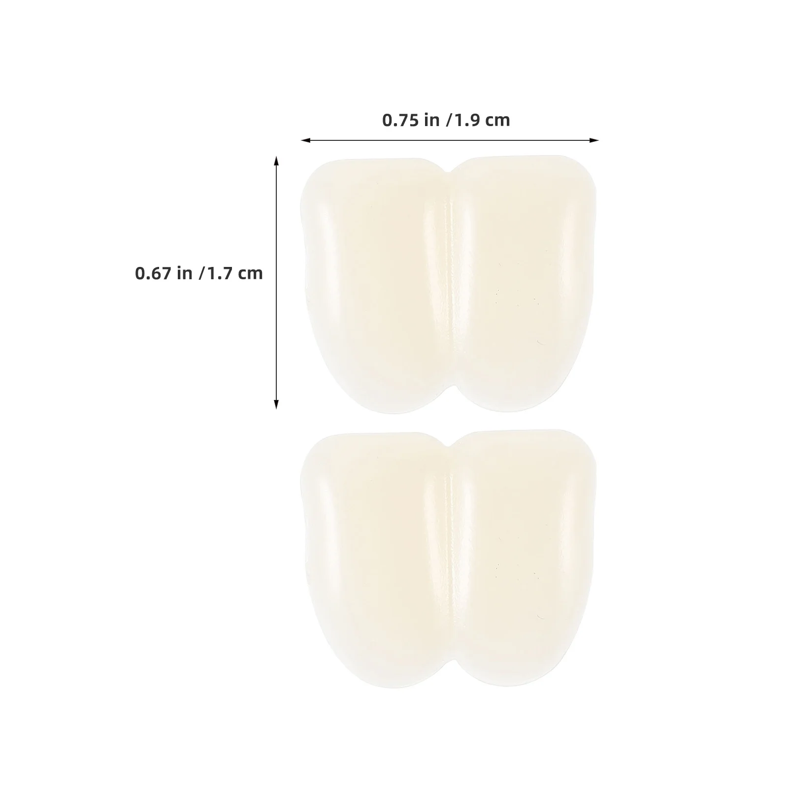 5 pezzi di oggetti di scena per conigli: Buck Accessori per feste di Halloween per adulti Cosplay Photo Booth Riutilizzabili Grandi denti finti Spaventosi Buck