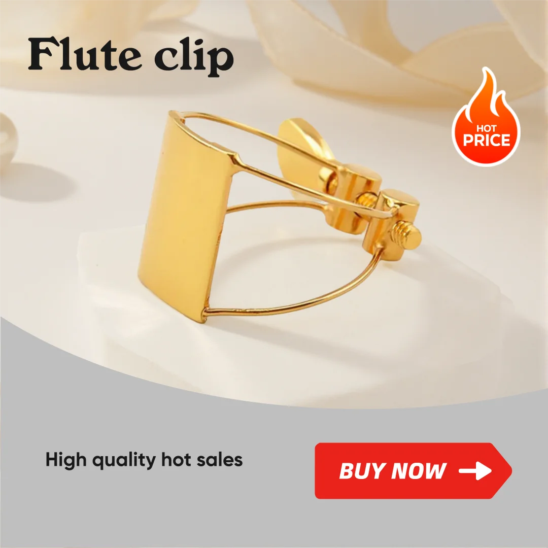 Clarinet Saxophone Accessories Flute Head High, Midrange, Midrange Flute Head Clamp Flute Butterfly Metal