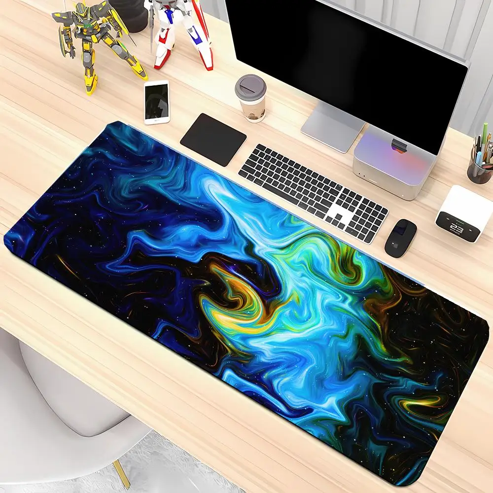 Modern Abstract Marble Texture mousepad Non‑Slip Natural Rubber Playmat For Laptop Games Office Desktop Bedroom Learning