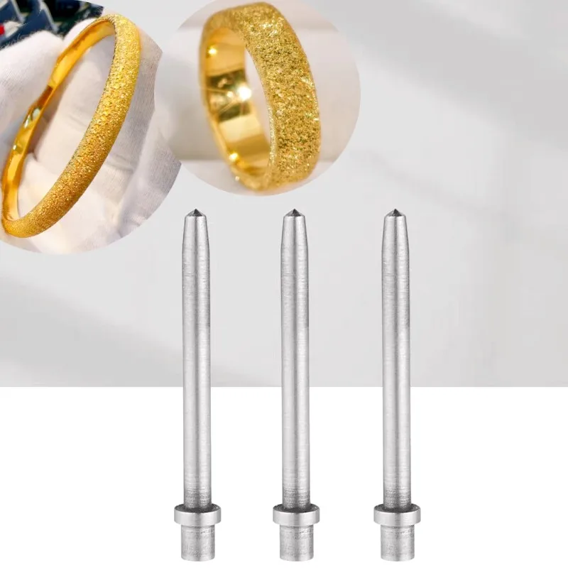 Diamond Pin Sanding Needle Engraving Bit For Gold Silver Ring Bracelet Frosted Finish Efficient Jewelry Surface Texturing Tool