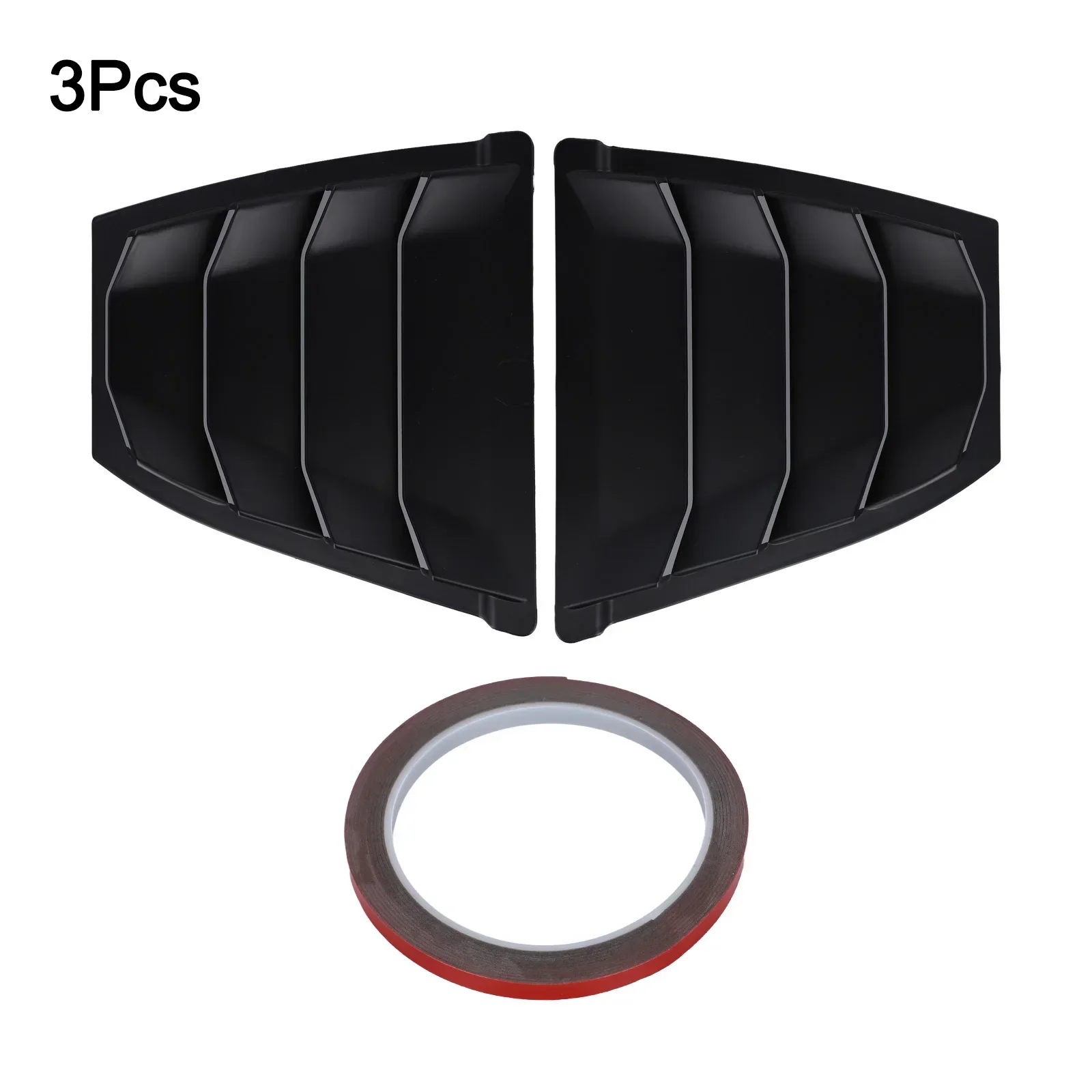 Rear Door Glass Louver Cover Trim for Mazda 3 Axela 2014 to 2018 OEM Style Replacement Part Constructed of Plastic