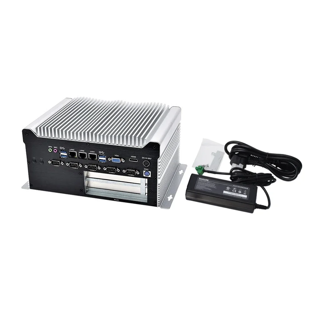 

Core Industrial Mini Pc with High Quality Compact PCI Slot Industrial Computer with RS232 RS485 for AI Vision Positioning