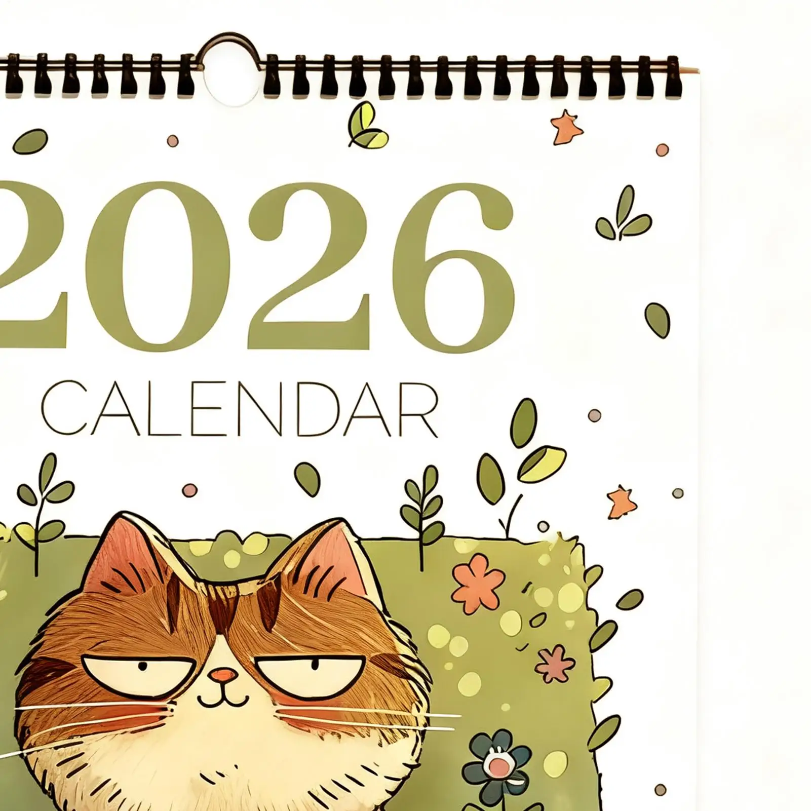 

2026 Cat Calendar Hand Paint Wall Planner 12 Monthly Calendar For Decoration Home Room Study School Scheduling Organization
