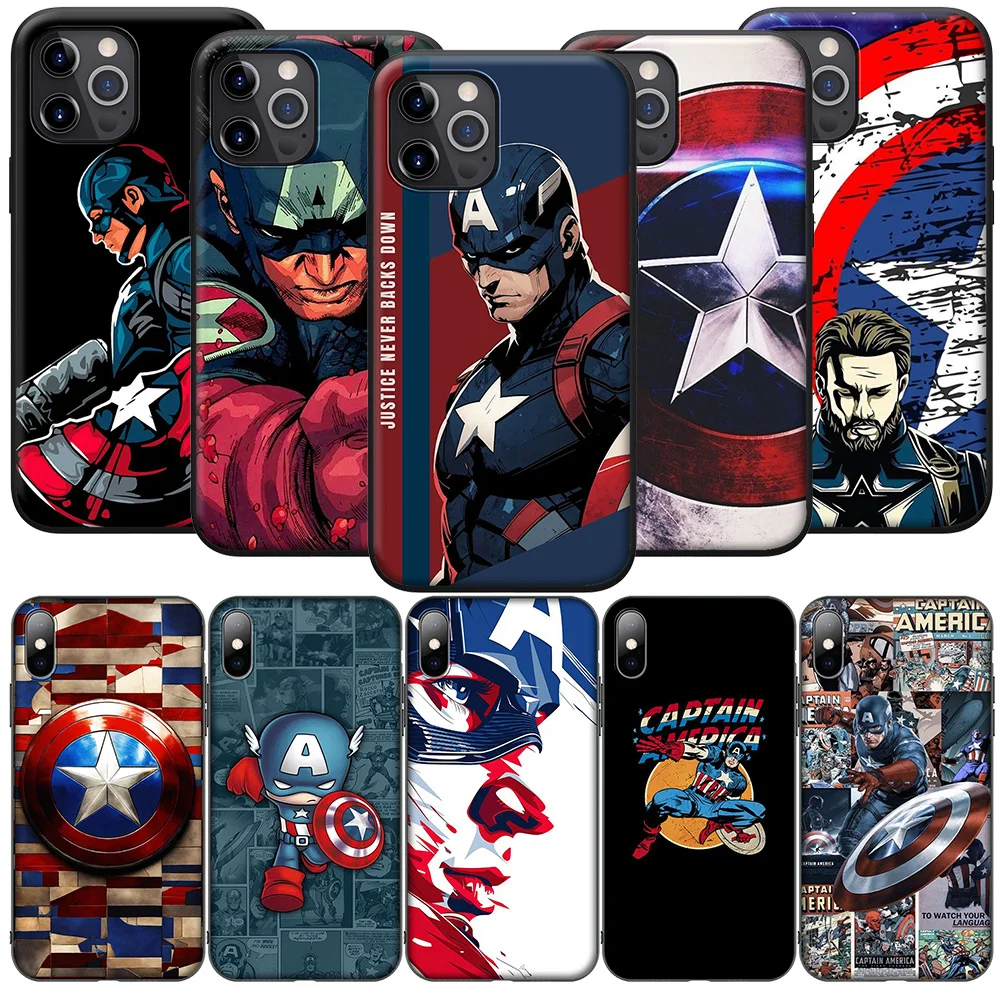 SK36 Капитан Америка Marvel Мягкий чехол для телефона Huawei Nova 5T 4E 3i 3 2 2i Y6 Y6P Y7 Y9 Honor 20 20s 9X 7C Prime Lite 2019