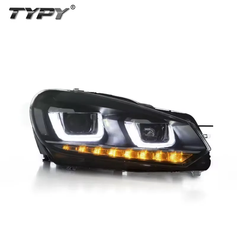 

LED Car Headlight For GOLF MK6 2010 2012 2013 2014 HEAD LAMP Head Light Plug And Play