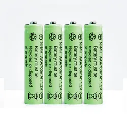 1.2V AAA 600mAh NiMH Rechargeable Batteries for Electric Remote Control Car Toys RC Usage Long-Lasting High-Quality AA Batteries