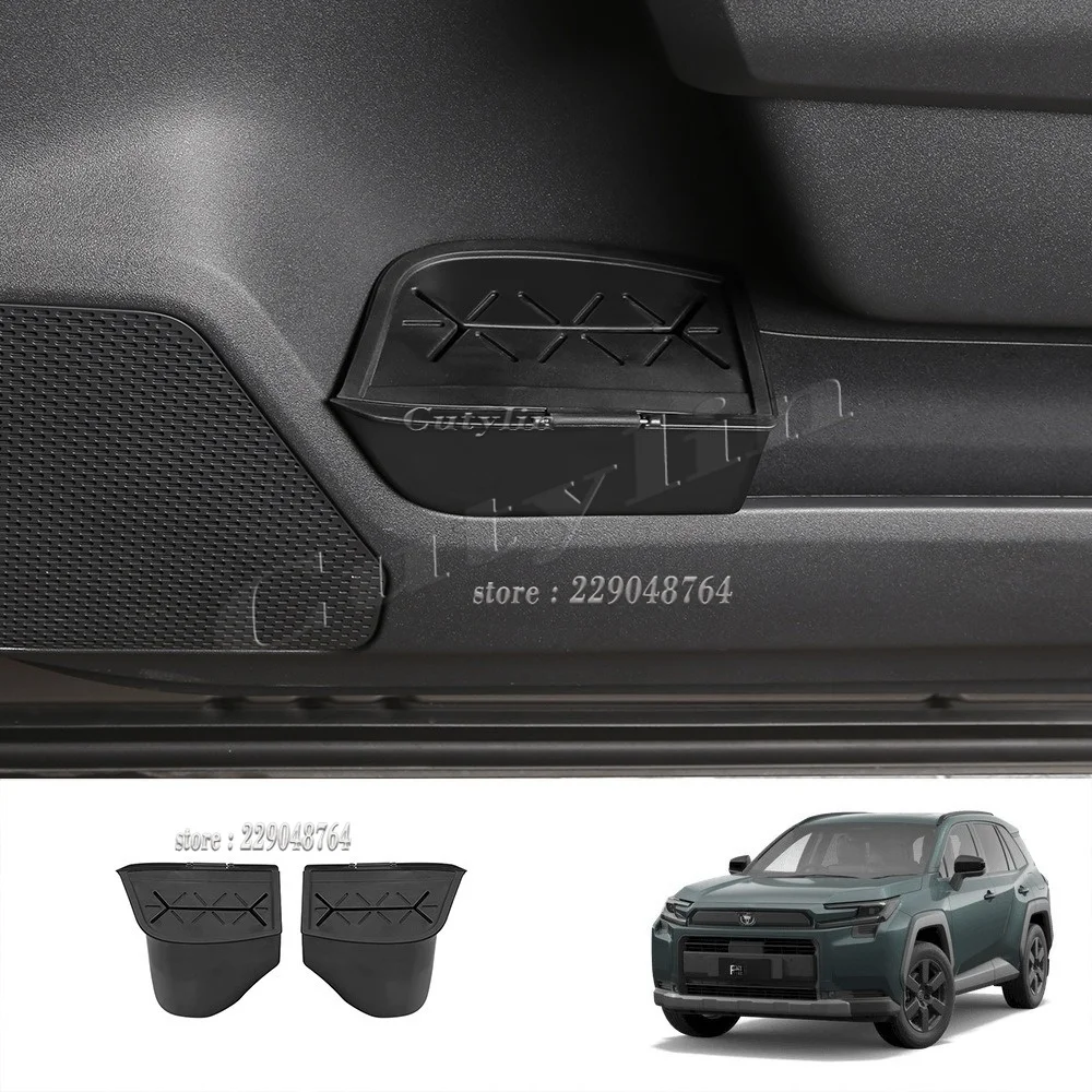 For Toyato Rav4 RAV 4 2026 2027 TPE+TPV Waterproof Anti-shock Front Door Storage Container Auto Interior Parts