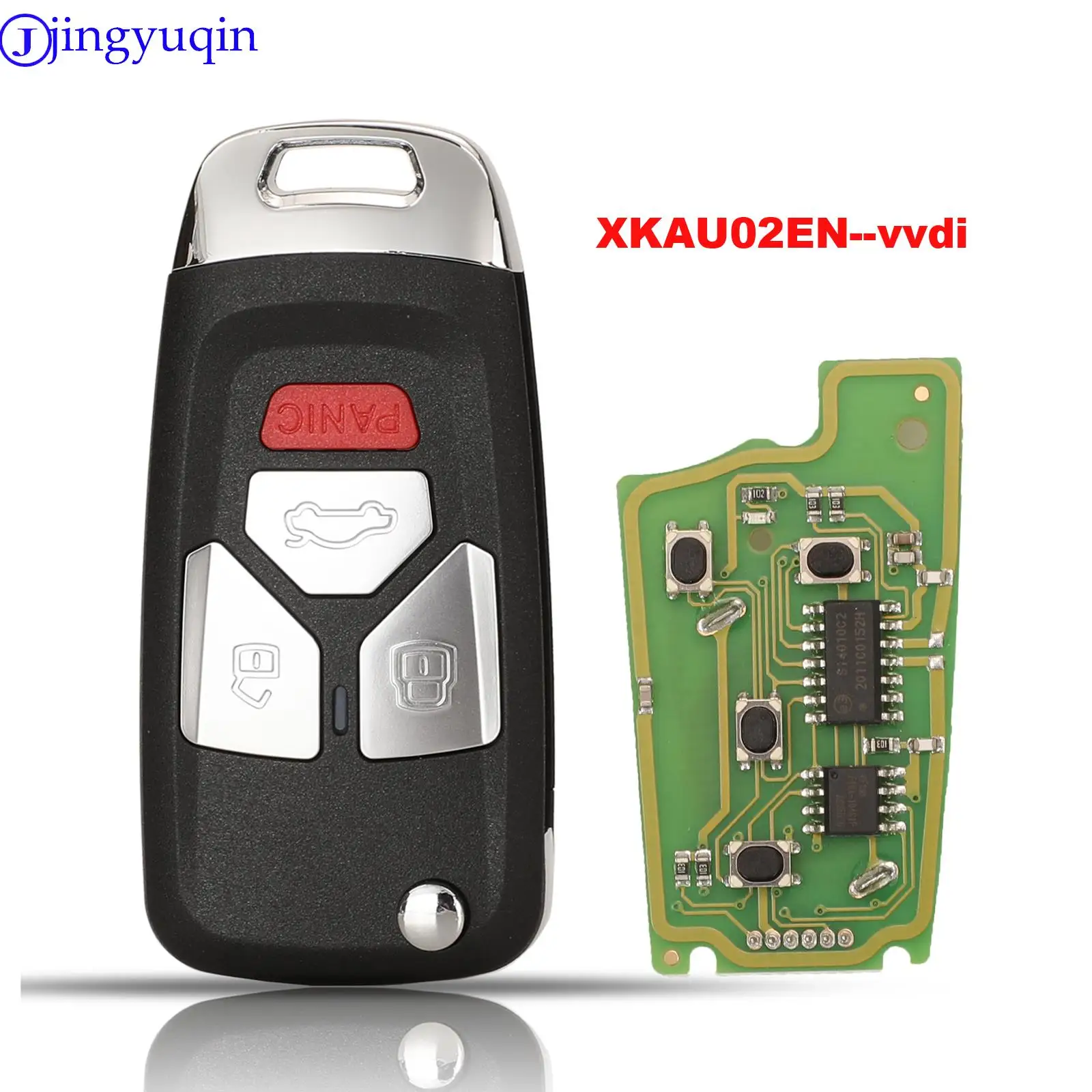 Xhorse jingyuqin VVDI Flip Key Universal Remote Key Wired XKAU02EN Key For AUDI Type 1Piece