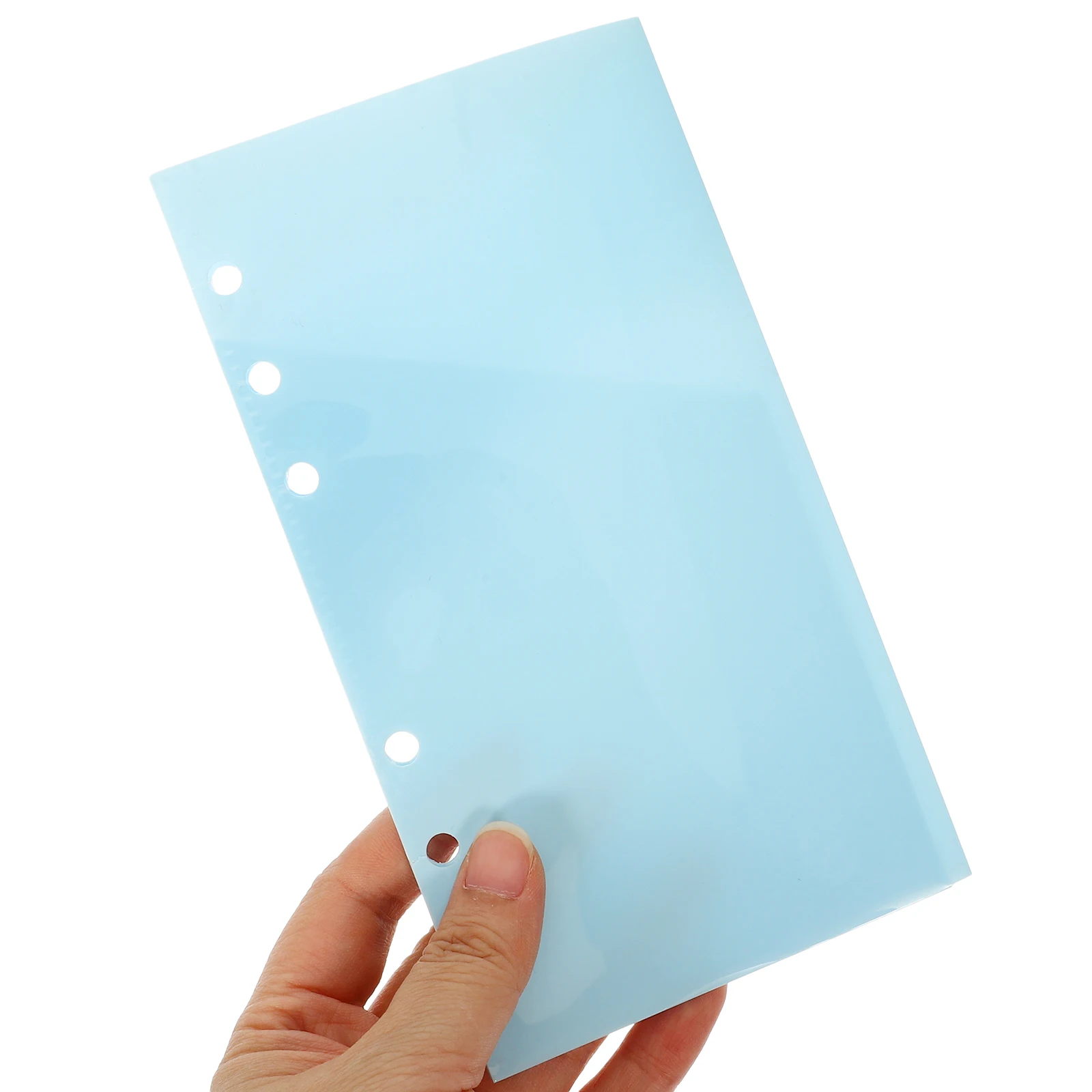 

5 Pcs A6 Loose Leaf Inner Core Reusable Binder Pocket Daily Insert Replaceable PP Storage For Receipts Stamps Cards