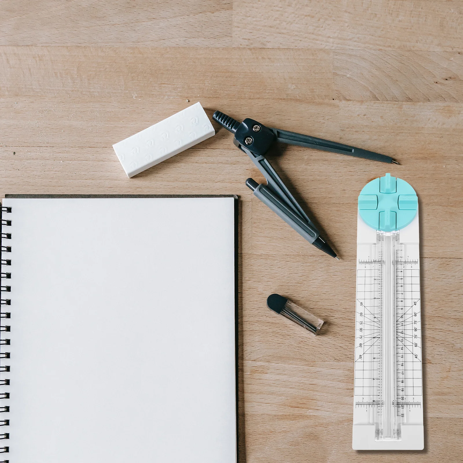 Taglierina per carta quattro in uno Trimmer portatile per realizzare foto di scrapbooking Taglierina per carta dal design compatto in pizzo