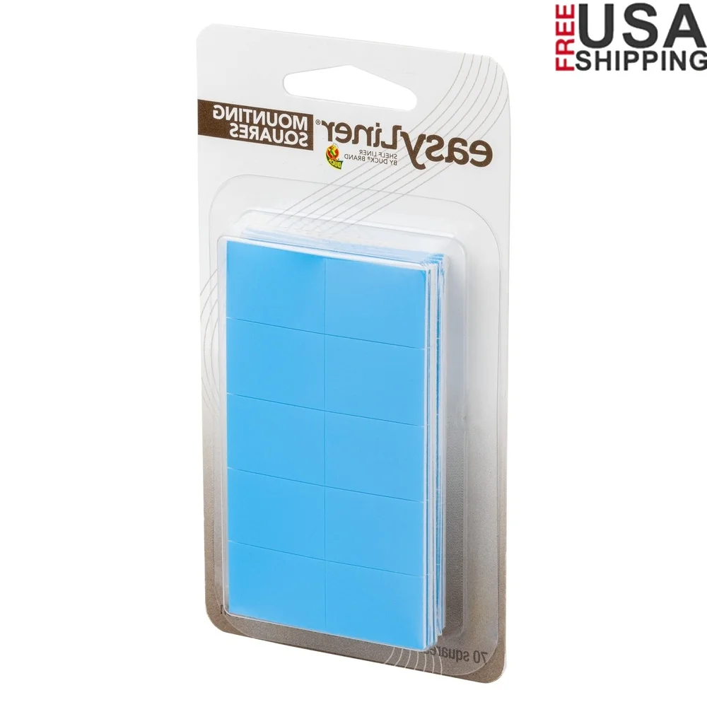 

Двусторонние клейкие монтажные квадраты. Подкладка для полки. Простота нанесения. 70 упаковок пенопластового материала. Предотвращает связывание. Съемное использование.