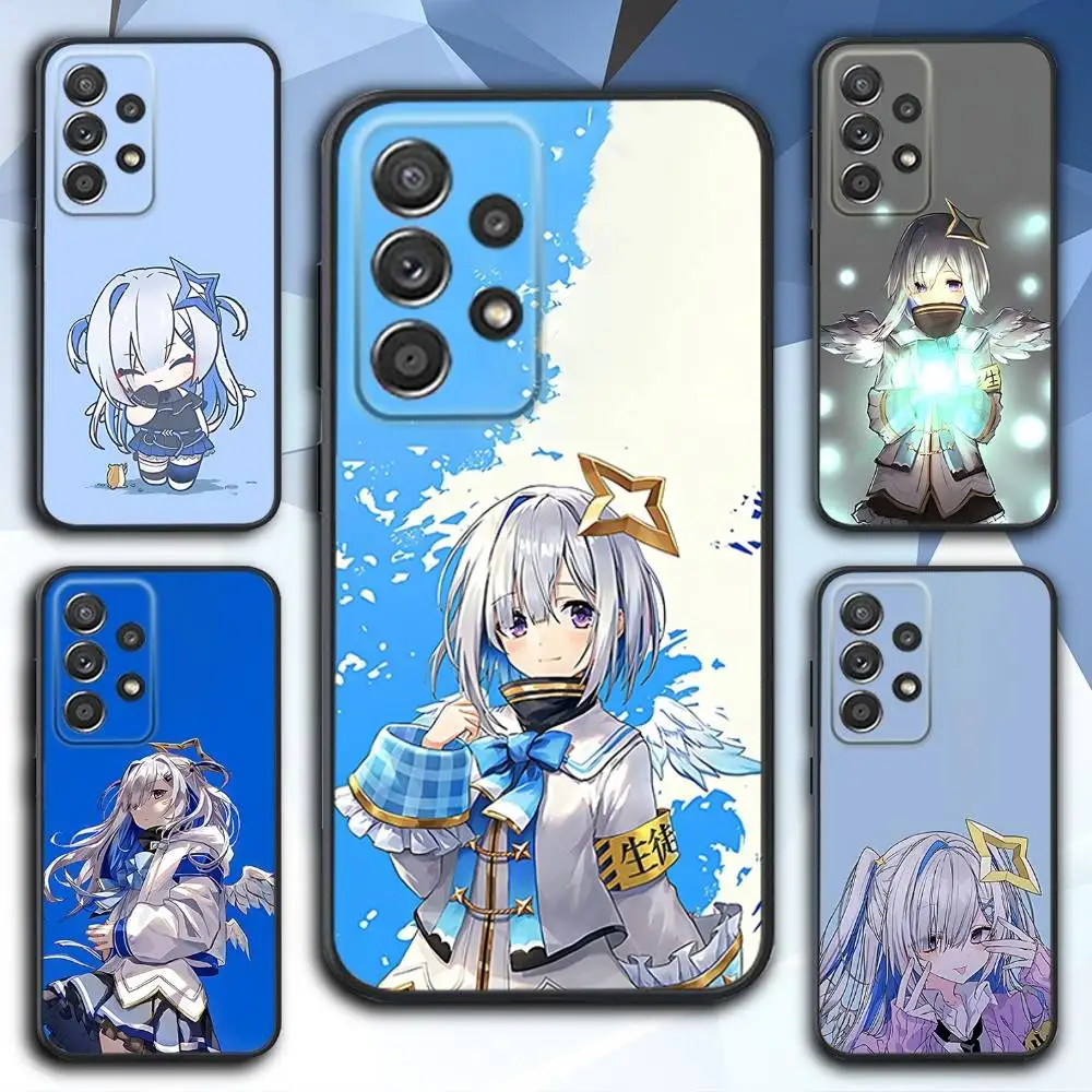 

A-Amane Hololive K-Kanata Phone Case For Samsung S 25,24,23,22,30,21,10,9,Ultra,Plus,Lite,FE,4,5 G Soft Black Case