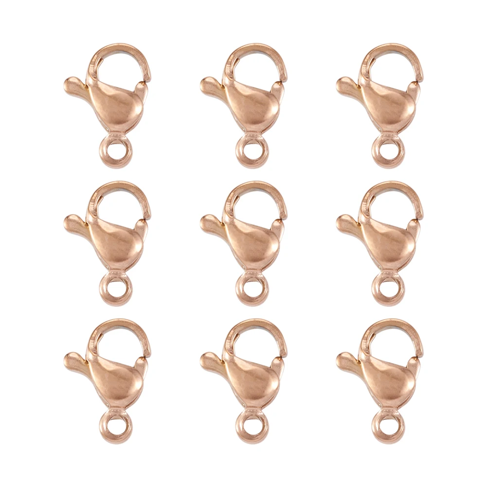 

Pandahall 10pc 304 Stainless Steel Lobster Claw Clasp Parrot Trigger Clasps for Jewelry Making DIY Bracelet Necklace Accessories