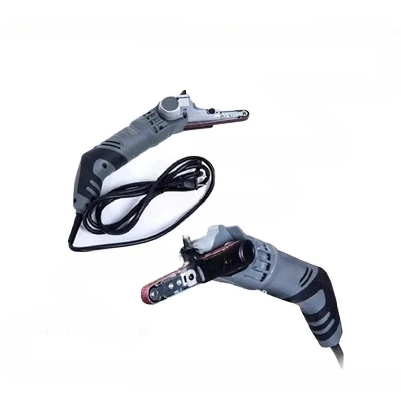 Hand-held small belt machine Electric file Stainless steel grinding and polishing Brushed metalworking Woodworking