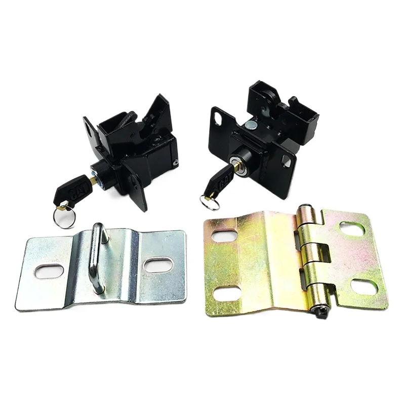 Excavator accessories for Caterpillar back cover lock CAT305E 305.5E 306 307 308E2 side door lock side door side