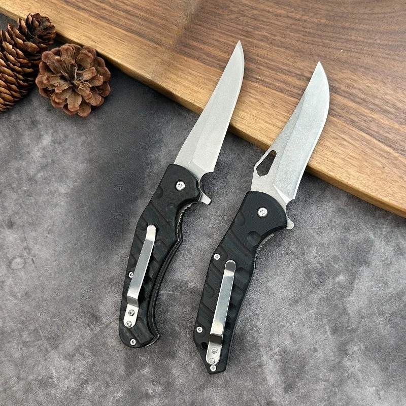 

Portable Pocket Outdoor Camping Folding Knife 7CR Blade G10 Handle Hunting Knives Survival Tactical Utility Fruit EDC Tools