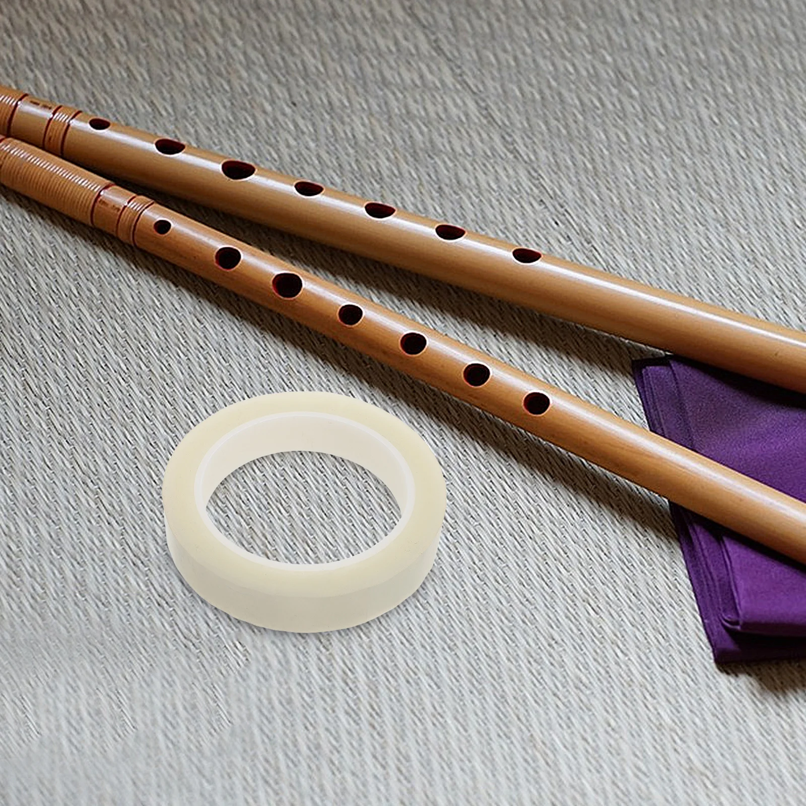 

66M Flute Membrane for Woodwind Enthusiasts Transparent Self Adhesive Dizi Film Replacement Enhances Tone Stability Beginner