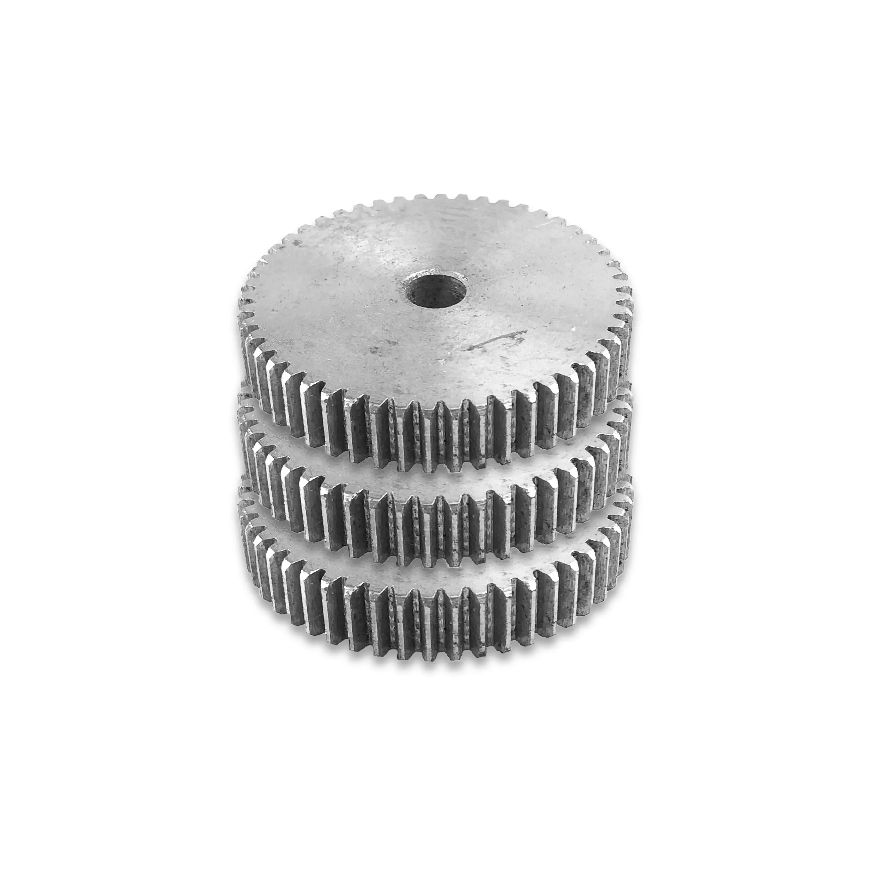 1 Piece Spur Gear 1M 41/42/43/44/45/46/47/48/49T Rough Hole 6mm Gear Wheel 45# Steel Material Motor Gear Total Height 10mm